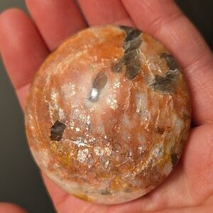 Fire Moonstone Palm Stone